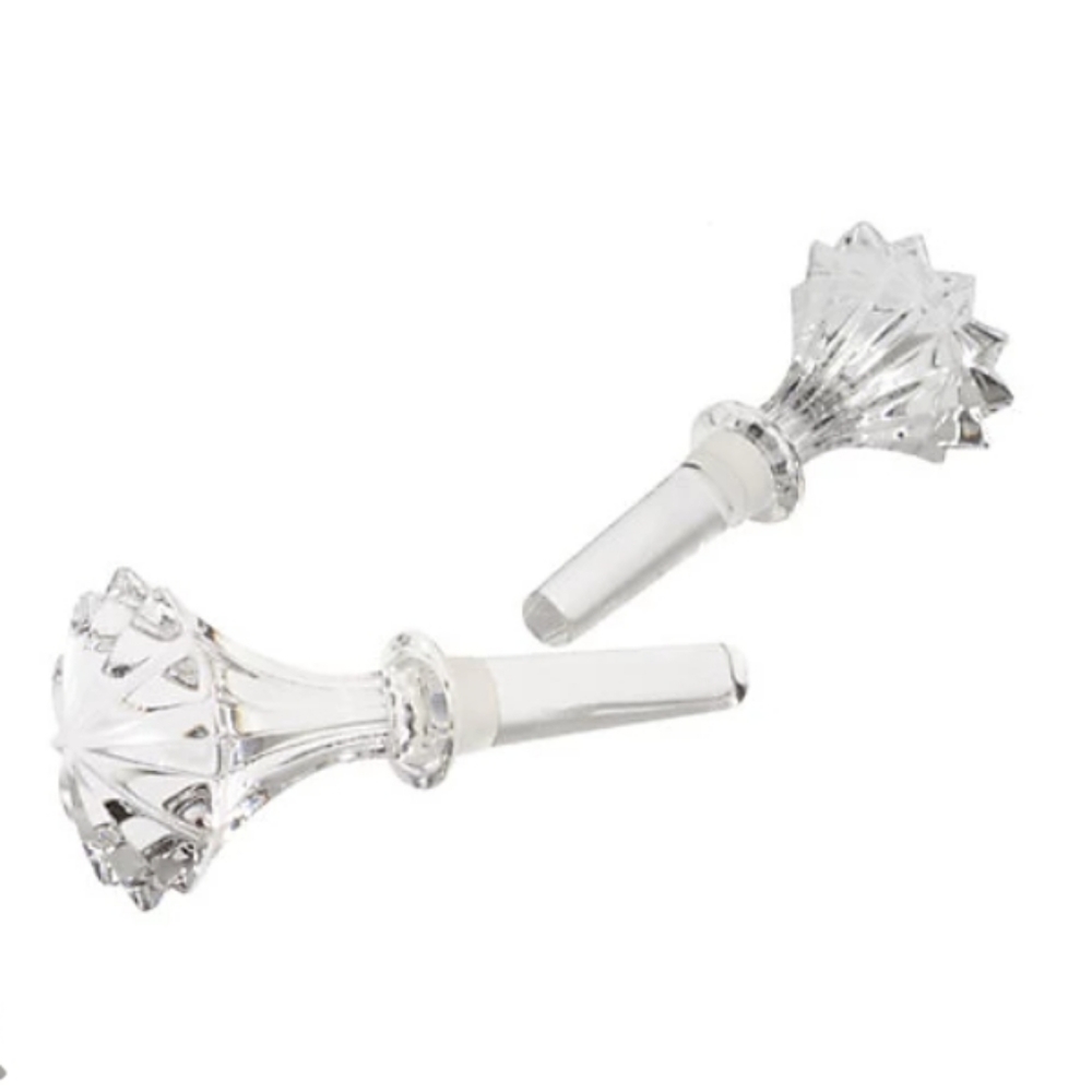 Set of 2 Marquis by Waterford Austria Brookside Crystal Wine Stoppers w/ Box